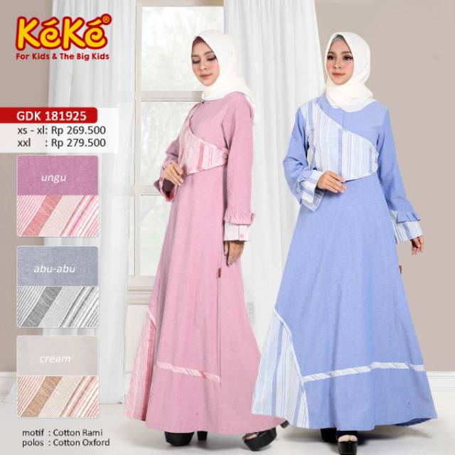 Gamis Dewasa Keke ~ GDK 181925 ~