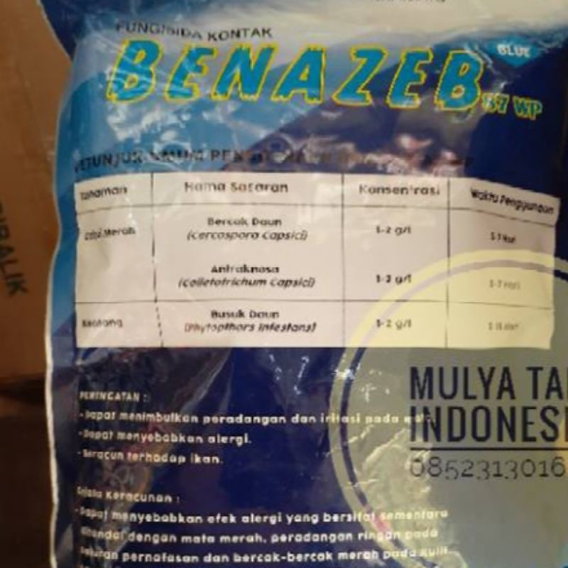 Fungisida mankozeb biru benazeb obat busuk daun buah dan akar