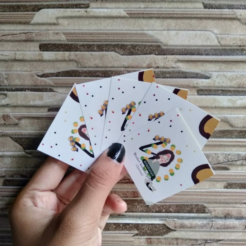 

Stiker Chromo ukuran 5x5 (54Pcs)