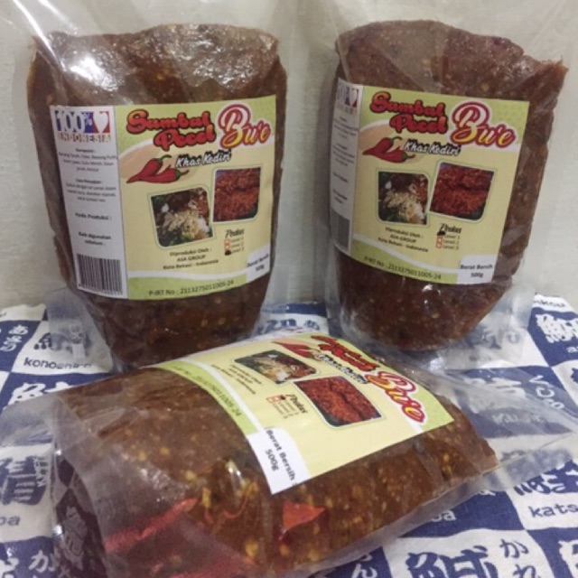 

Sambel Pecel Bu’e khas Kediri 500gram