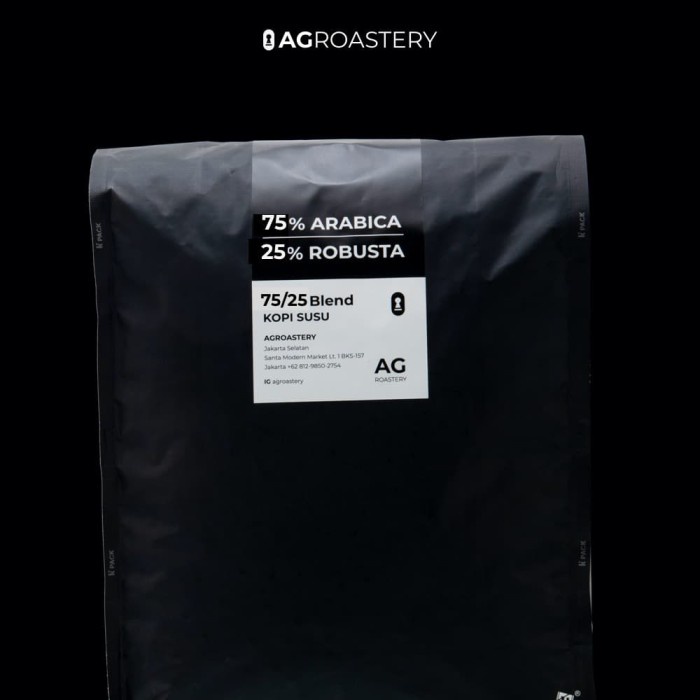 

Kopi-Biji- Biji Kopi Blend 75/25 Kopi Susu Ekonomis 1 Kg | 1Kg - Beans -Biji-Kopi 750 Minuman-