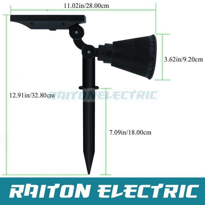 Lampu Sorot Taman Tenaga Surya / Lampu Sorot Solar Cell / Lampu Teras