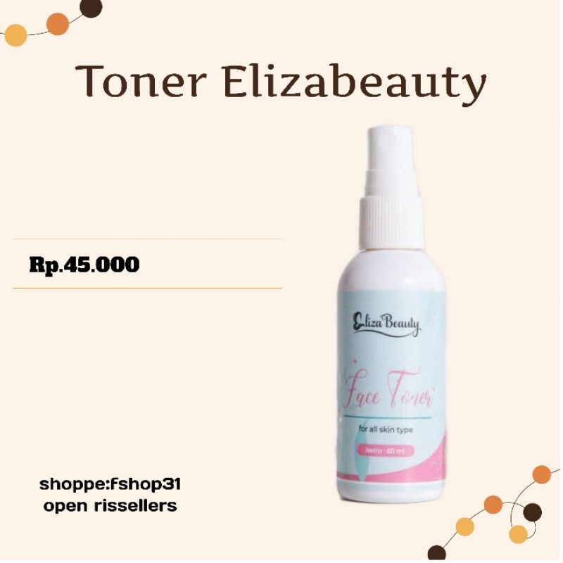 Toner ElizaBeauty bpom original