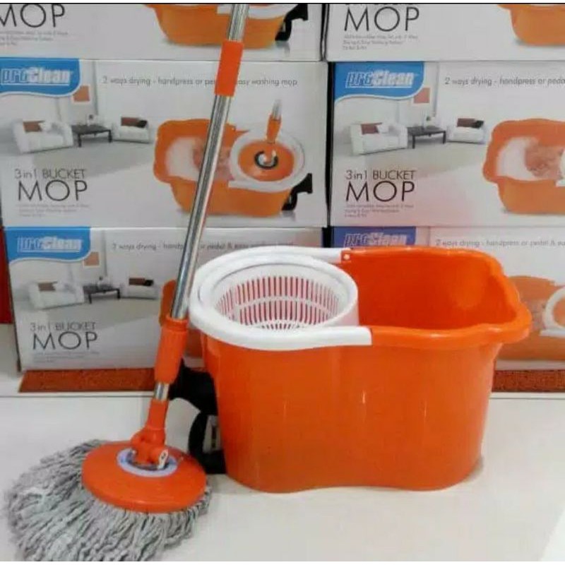 ACE PROCLEAN 3IN1 BUCKET MOP SPIN/SET ALAT PEL PUTAR/PROCLEAN BUCKET MOP SPIN/MOP SET ALAT PEL PUTAR