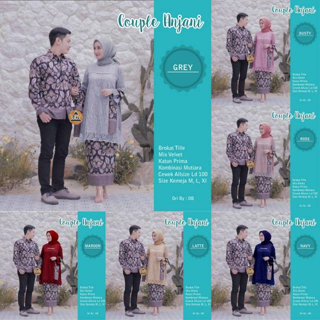 Couple brokat anjani