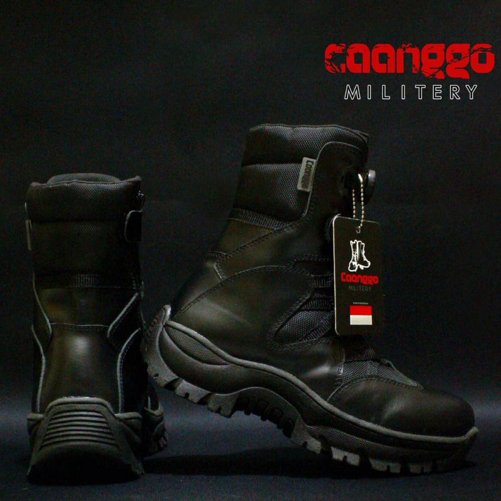 SEPATU PDL TNI POLRI TERBARU MODEL TALI PUTAR