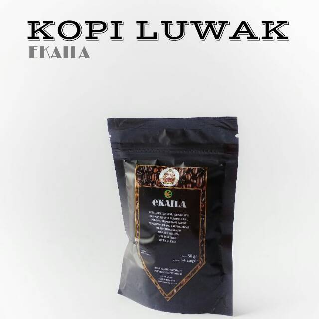 

Ekaila Kopi Luwak Murni Enak 50 gram PIRT dari Gunung Lawu