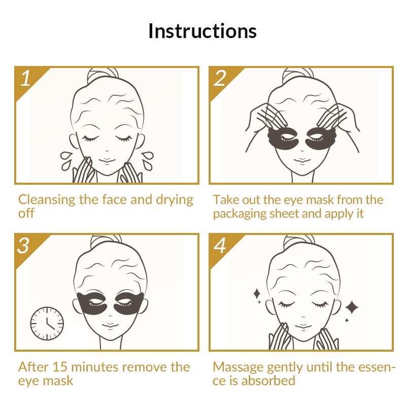 Buhotei Caviar Crystal Eye Mask Anti Wrinkle / Niacinamide Crystal Eye Mask / Masker Mata