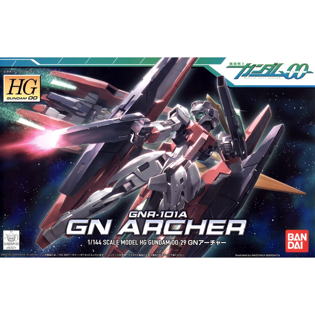 HG / HG00 1/144 GNR-101A GN Archer - Mobile Suit Gundam 00