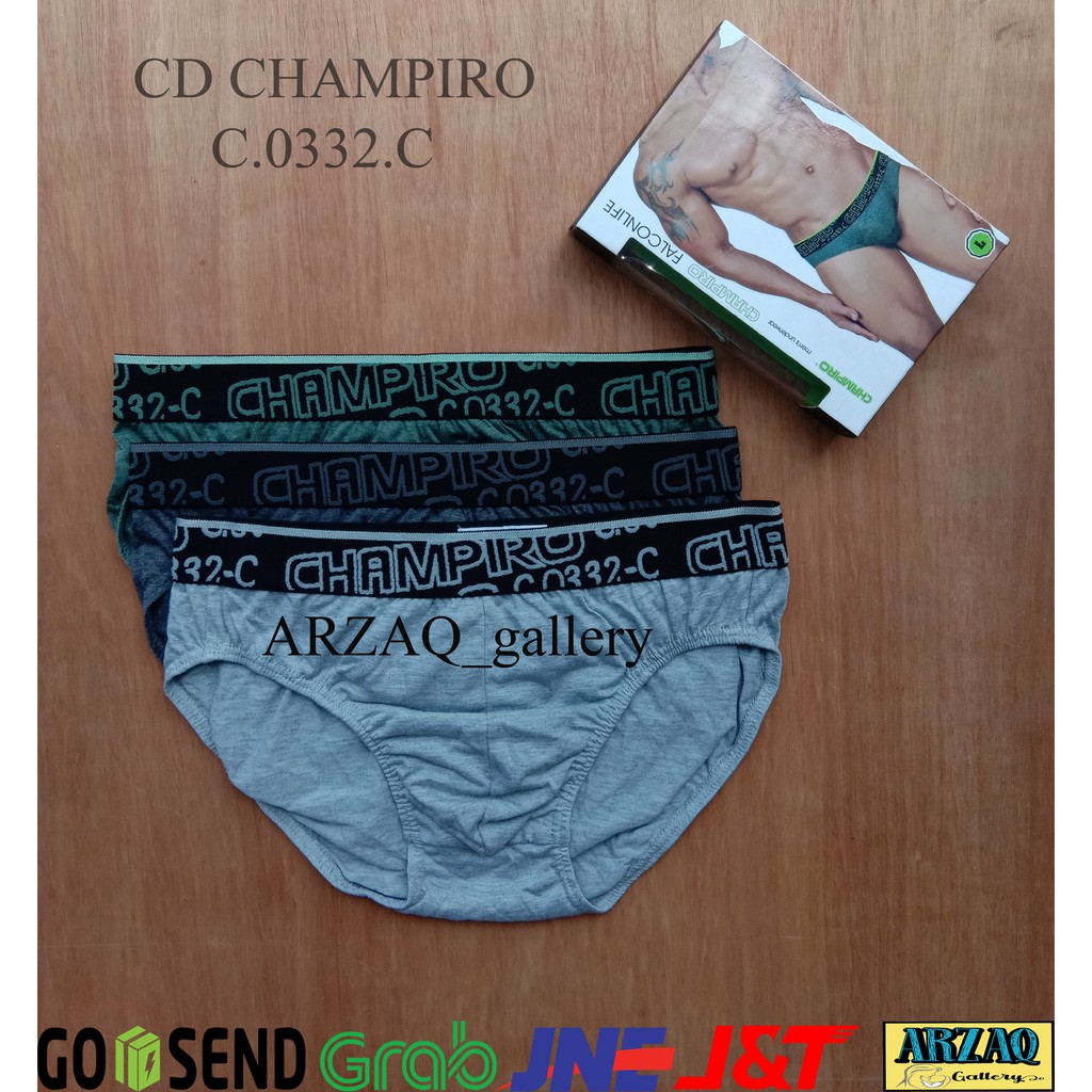 3 pcs Cd Pria Champiro 0332 Celana Dalam Pria Karet 3 pcs Cd Pria Champiro 0332 Celana Dalam Pria Karet