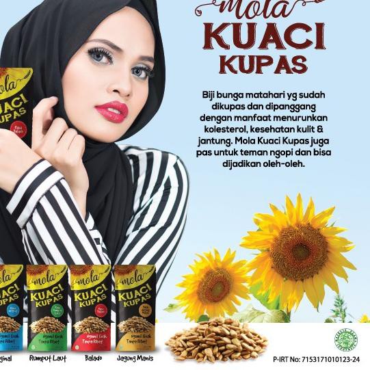 

READY ! Mola Kuaci Kupas Panggang / kuaci bunga matahari / Sunflower Seed