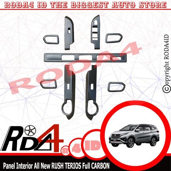 Panel Carbon All New RUSH TERIOS Dashboard