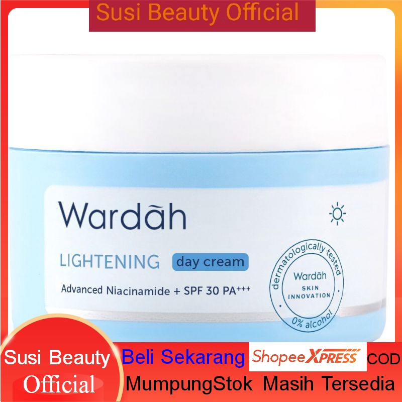 Wardah Lightening Day cream(Pelembab Wardah)