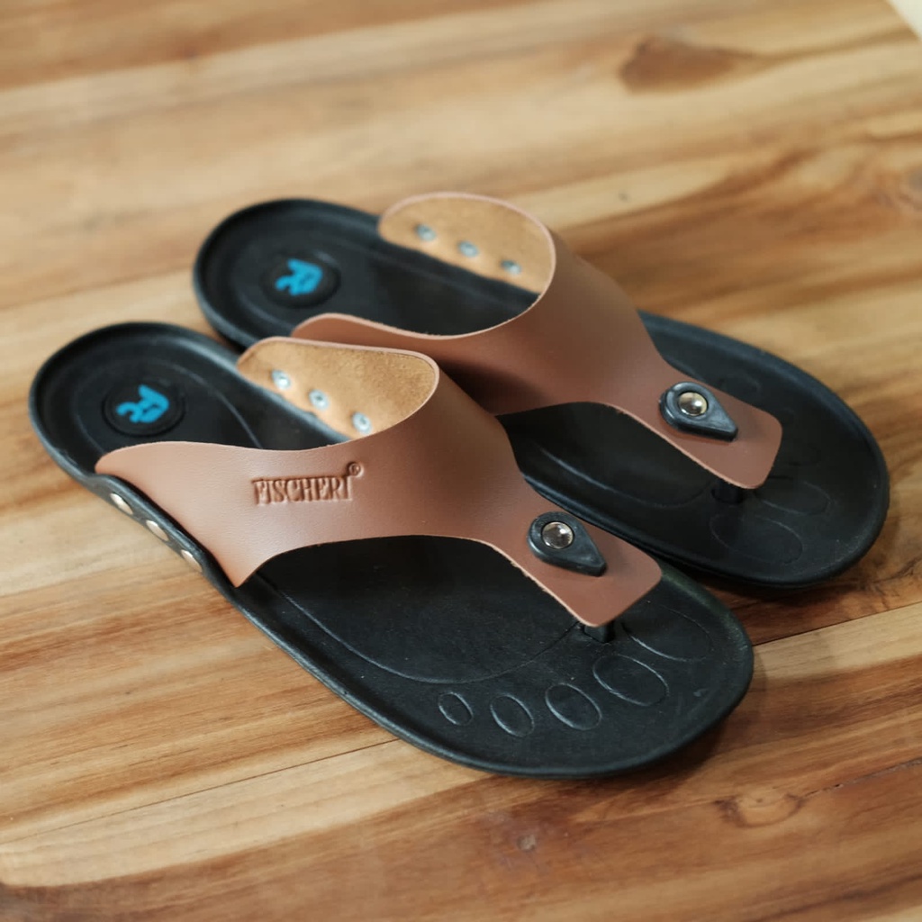 sandal japit kulit pria/wanita new tres warna Hitam,coklat,putih PREMIUM QUALITY MODEL High Quality Kasual Cowok