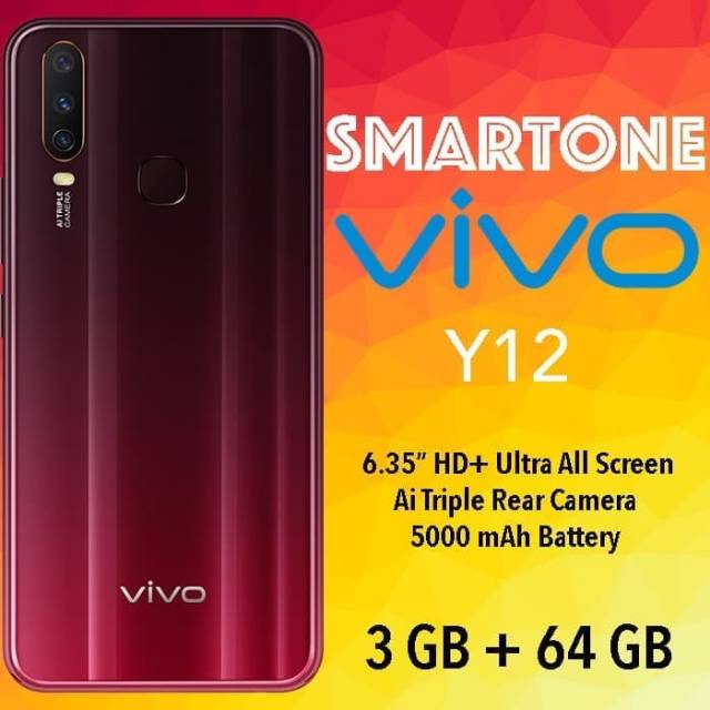VIVO Y12 RAM 3GB + 64GB