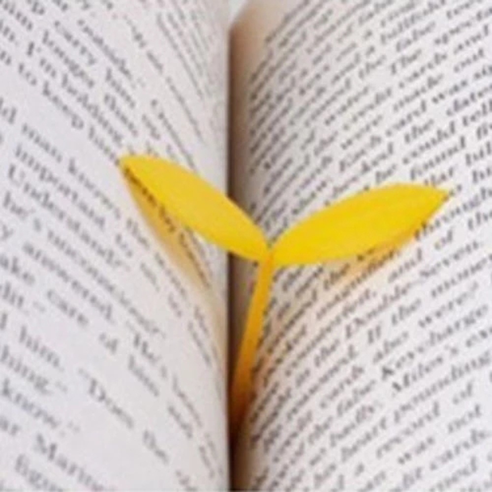 LANFY School Supplies Little Grass Bud Home Office Little Leaves Bookmark Sprout Bookmark Reading Student Gifts Silicone for Bookworm Book Lovers Stationery Grass Buds Bookmark/Multicolor