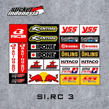 sticker aesthetic logo brand racing vol 3