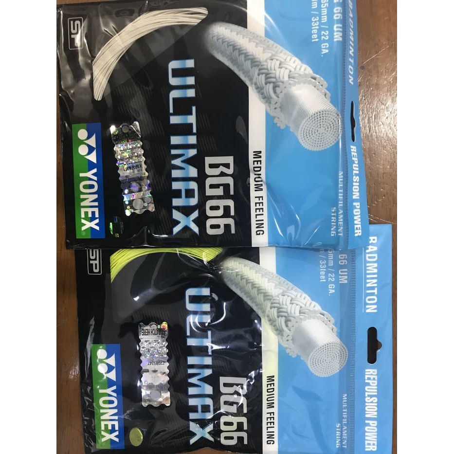 SENAR YONEX BG66 / BG 66 ULTIMAX ORIGINAL SP 100% ORIGINAL