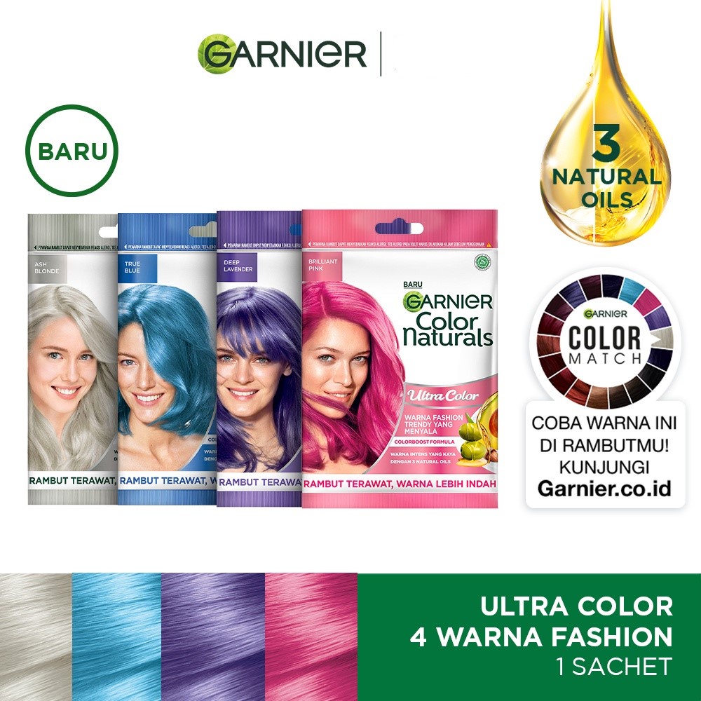 Garnier Hair Color Pastel / Garnier Cat Rambut Pastel