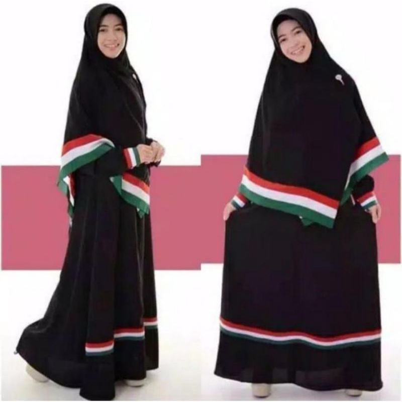 Gamis Palestina Wanita XL Hitam