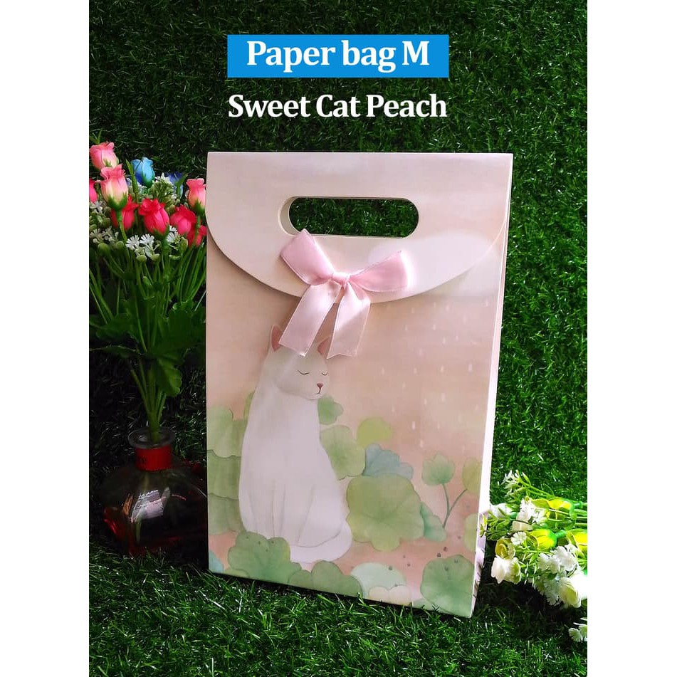 

Paper Bag Motif / Tas Kertas Kado / Tas Ulang tahun - M SWEET CAT