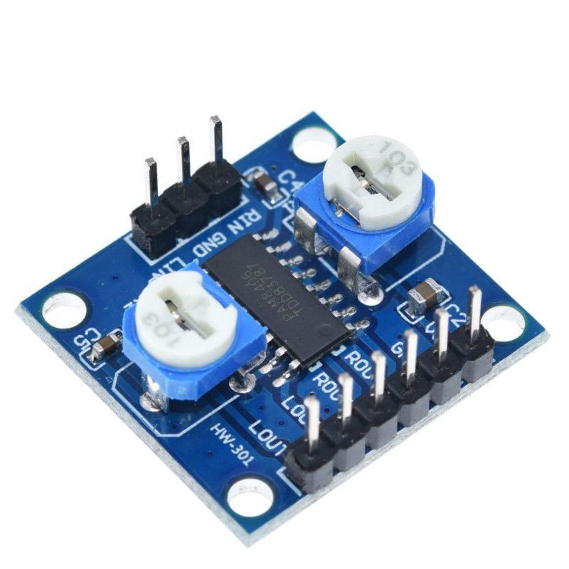 PAM8406 Digital Amplifier Board With Volume Potentiometer 5Wx2