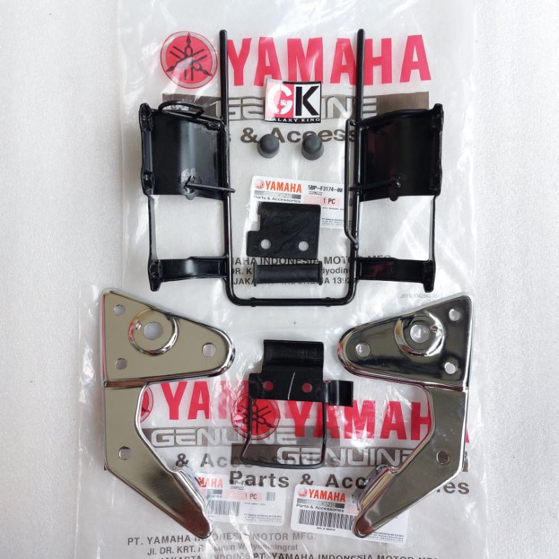 BRACKET BRAKET BREKET DUDUKAN KUPINGAN LAMPU DEPAN OVAL RX KING SET ORIGINAL