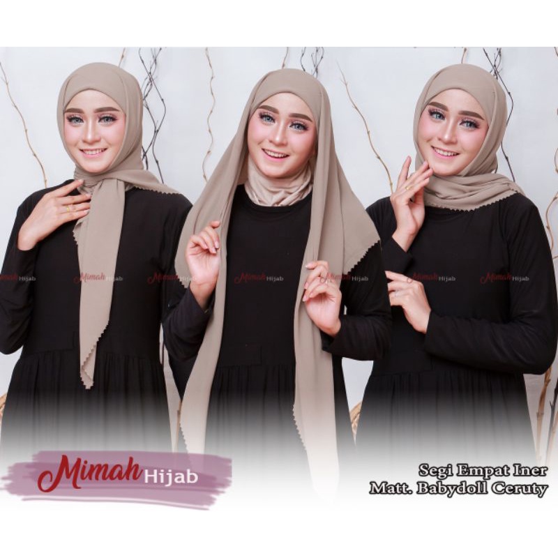 HIJAB SEGITIGA INNER MIMAH 2IN1