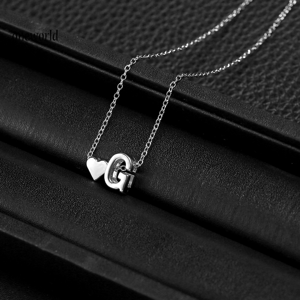 |Onwo Dress Mini Lengan Pendek Untuk Wanita| Kalung Liontin Bentuk Huruf Bahan Alloy Stainless Untuk Unisex
