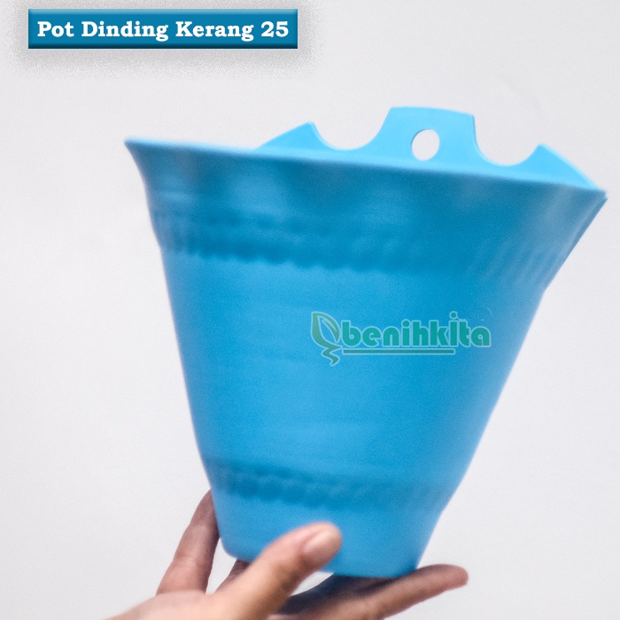 Pot Dinding Kerang 25 Warna-Warni - Lovenia