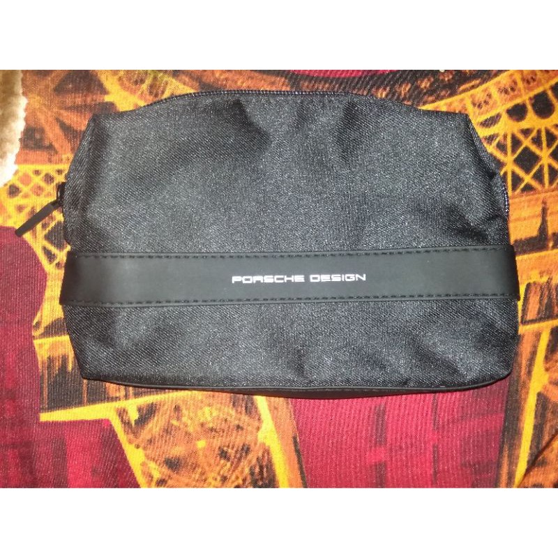 Tas Hand bag Porsche Design Pouch/Clutch Black Hitam
