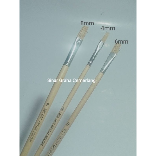 

Kuas lukis kuas sudut 8mm 6mm 4mm