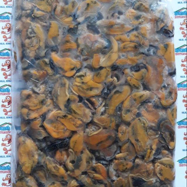 Kerang hijau rebus 500 gr (kirim via area bandar lampung)