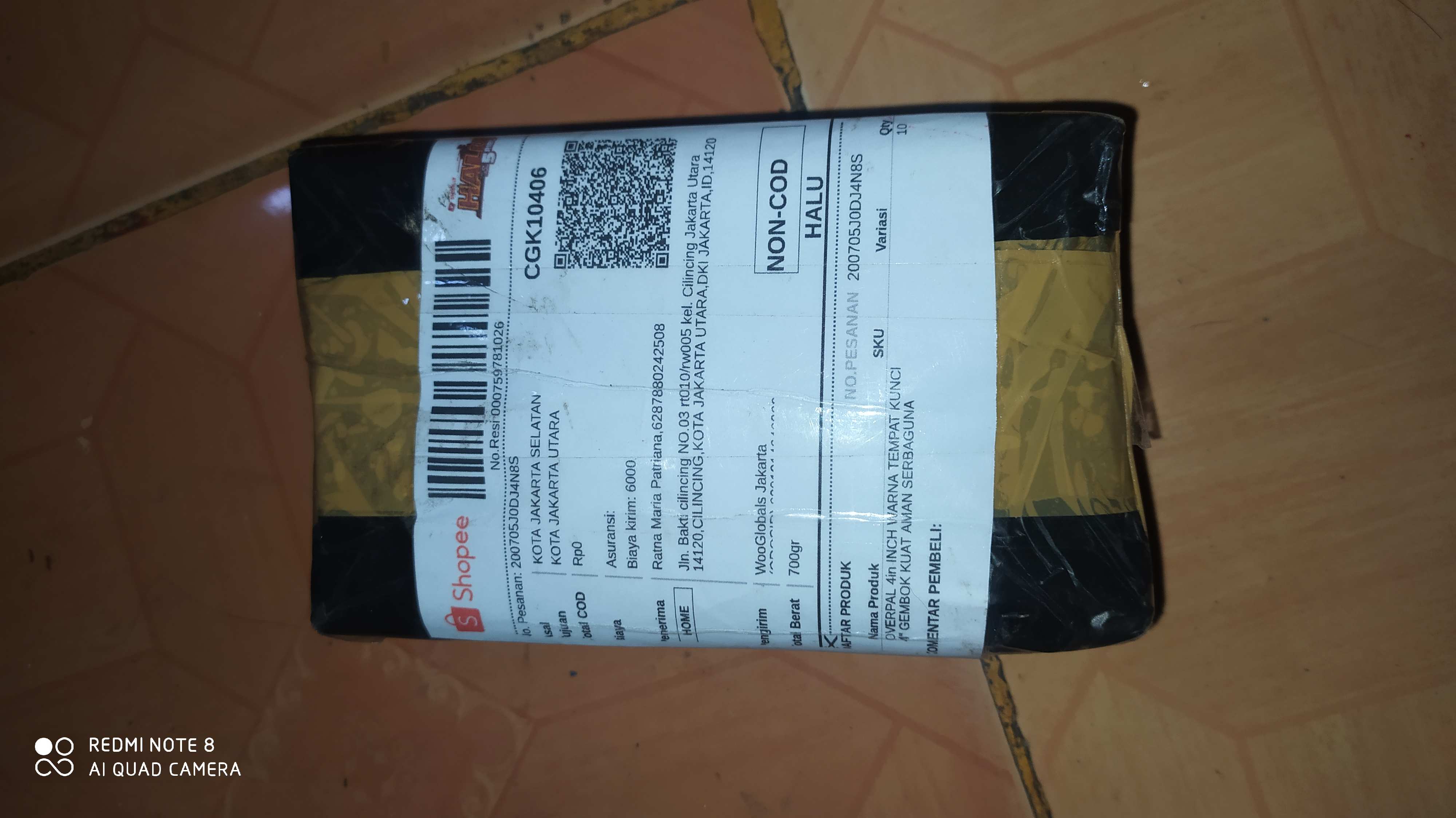 Overpal 4in Inch Warna Tempat Kunci 4 Gembok Kuat Aman Serbaguna