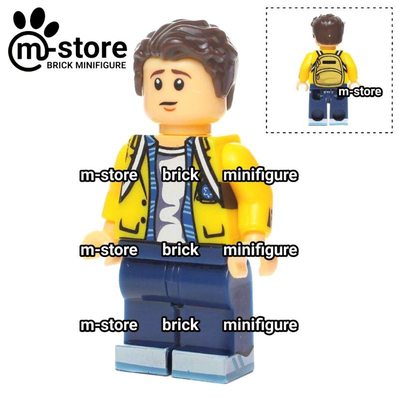 brick spider-man spiderman peter parker midtown blazer mini toy figure