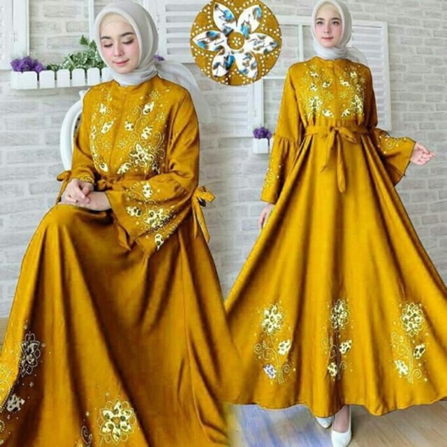 Ready 7 warna IS- Aulia Maxi / Maxi syari / maxi hijab wanita murah