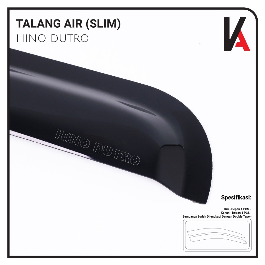 TALANG AIR PINTU MOBIL HINO DUTRO 2 PINTU MODEL SLIM