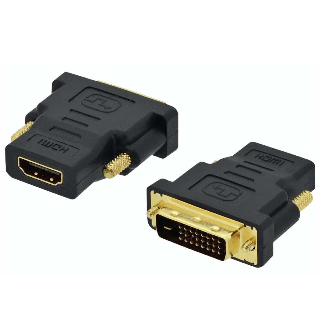 241H | CONNECTOR DVI 24+1 MALE TO HDTV STANDART FEMALE BEST (WHITE / BLACK / BROWN / BLUE)