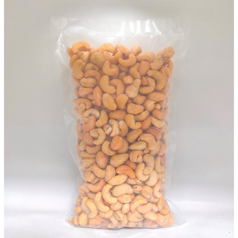 

Terlaris! gr Roasted Kacang Mede Utuh Size Sedang / Super - Mete Sulawesi Varian Rasa / Asin /