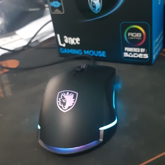 Sades Lance Macro Gaming Mouse RGB - with AVAGO Sensor Original