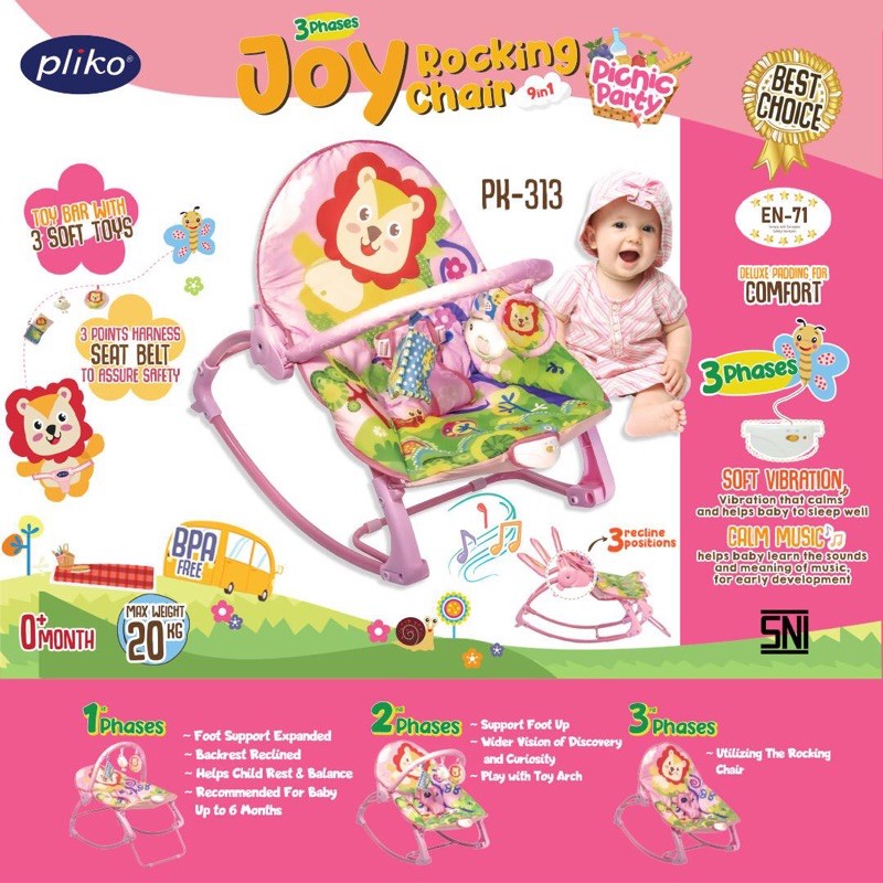 Makassar - Bouncer Pliko Joy PK 313 Premium Rocking Chair