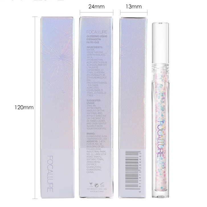 (READY &amp; ORI) Focallure Glittering Liquid Eyeshadow Cair FA195 FA 195 waterproof tahan lama viral