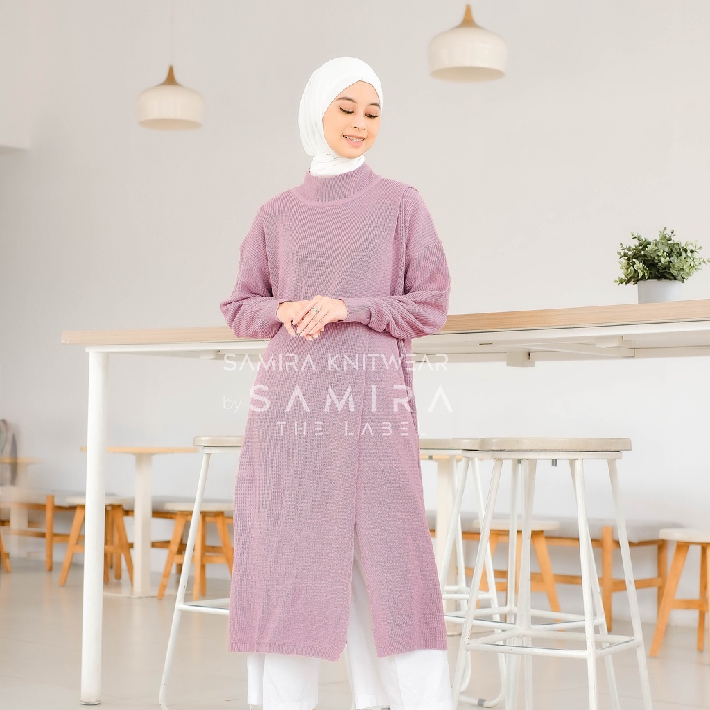 Magnolia - Split Dress Tunik Outer Rajut