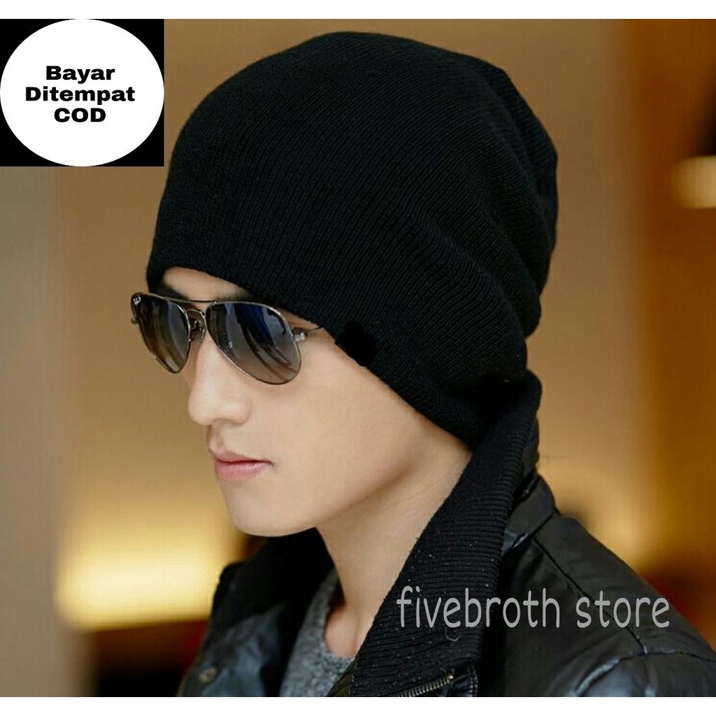 Kupluk Beanie Hat Polos Distro fashion pria dan wanita dewasa murah ciput polos keren