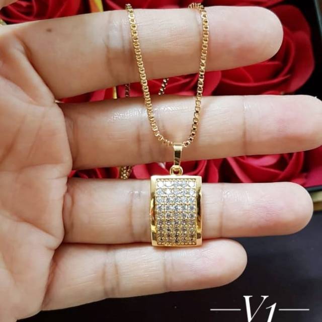 Xuping kalung lapis emas 24k 0574j