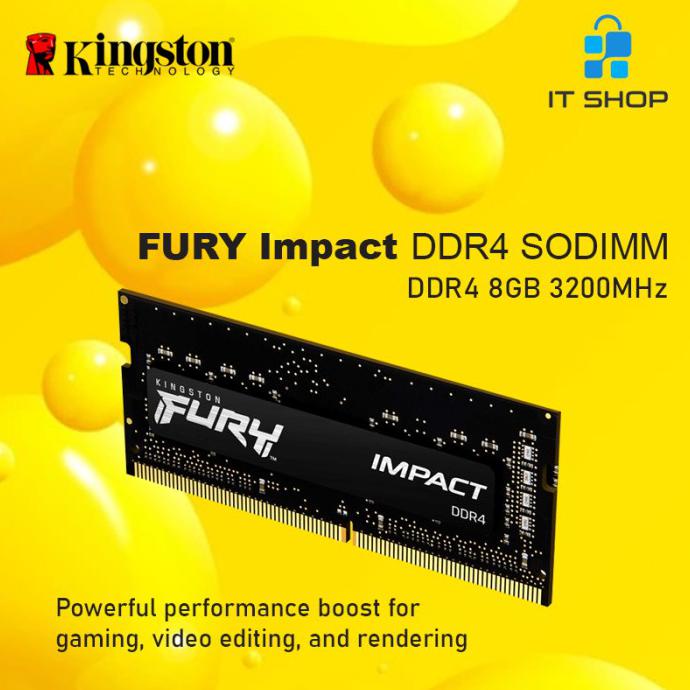 Kingston HyperX Impact DDR4 SODIMM 8GB - 3200