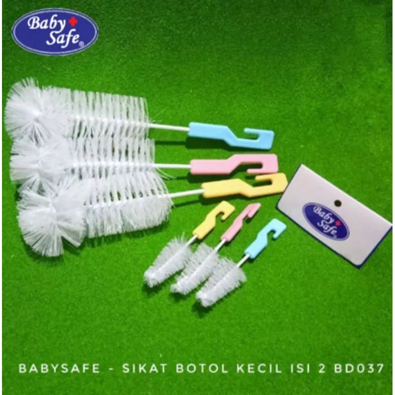 Baby Safe Bottle Brush BD037 - Babysafe Sikat Botol Bayi