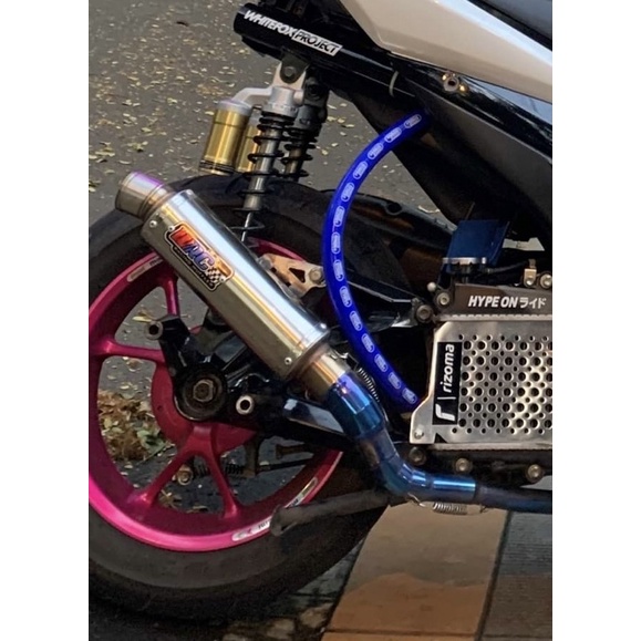 Knalpot Aerox WRC Bluemoon WR7 Fullsystem