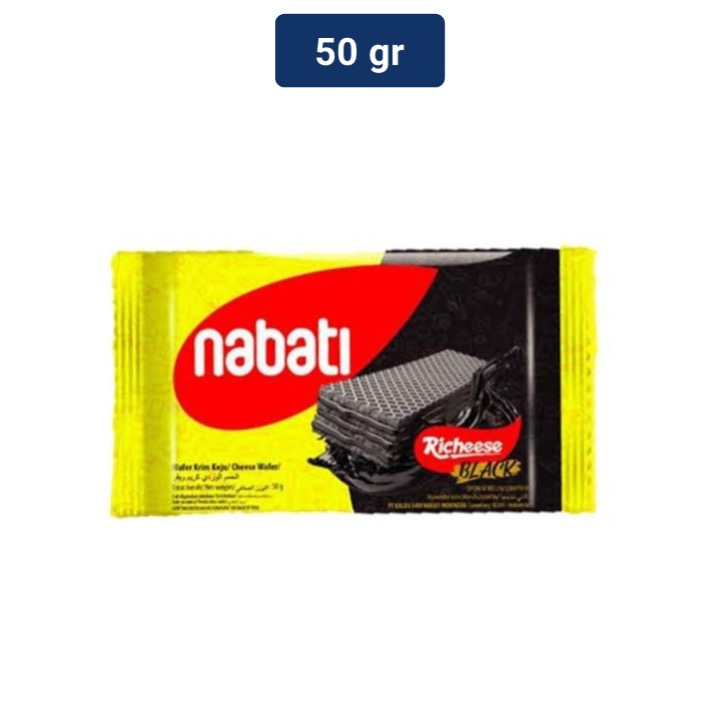 Nabati Richeese Black Wafer Coklat 50 gr
