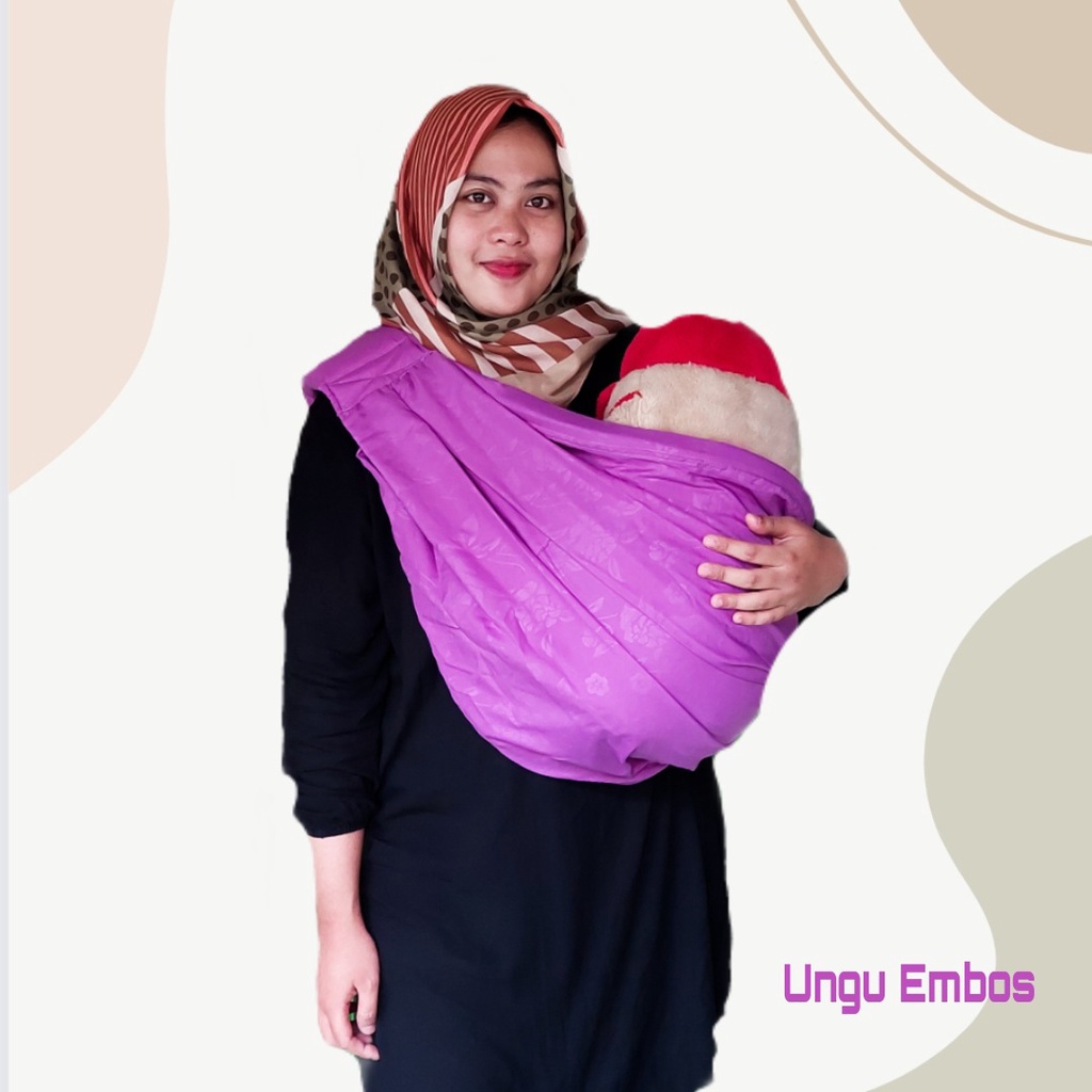 gendongan bayi carrier / gendongan bayi samping/ gendongan bayi depan all size panjang bisa di atur sendiri